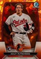 2023 Bowman Chrome Sapphire Edition #17 Adley Rutschman SP-Orange Baseball Card