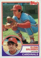 1983 Topps #311 Glenn Brummer Baseball Card