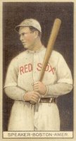 1912 Brown Backgrounds Red Cross #170 Tris Speaker Baseball Card