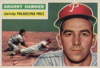 1956 Topps #197 Granny Hamner Baseball Card