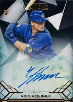 2020 Topps Diamond Icons Autographs #ACNH Nico Hoerner Purple Baseball Card