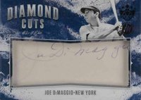 2020 Diamond Kings Diamond Cuts Masterpiece #3 Joe DiMaggio Baseball Card