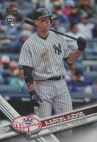 2017 Topps Update #US99 Aaron Judge Bat on Left Shoulder Baseball Card