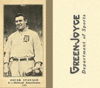 1916 Green-Joyce #168B (Portrait) Oscar Stanage portrait Baseball Card