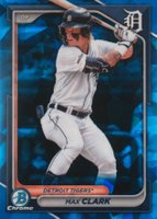 2024 Bowman Chrome Sapphire Edition Prospects #195 Max Clark Baseball Card