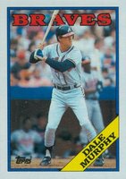 1988 Topps #90 Dale Murphy Baseball Card