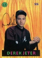 1992 Little Sun High School Prospects # Derek Jeter Autograph-D.G. Only Baseball Card