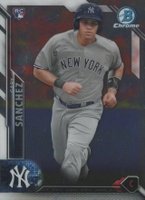 2016 Bowman #143 Gary Sanchez Chrome Baseball Card