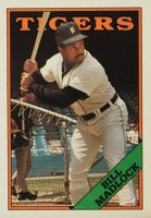 1988 Topps Tiffany #145 Bill Madlock Baseball Card