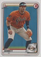 2020 Bowman Draft #BD129 Casey Schmitt Baseball Card