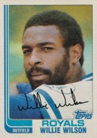 1982 Topps #230 Willie Wilson Baseball Card
