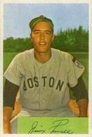 1954 Bowman #66b Jim Piersall Baseball Card