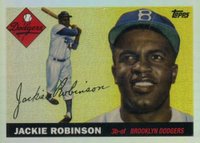 2013 Topps Factory Jackie Robinson Chrome Reprint Refractors #50 Jackie Robinson Baseball Card