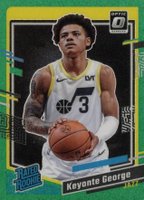 2023 Panini Donruss Optic #223 Keyonte George Green Glitter Basketball Card