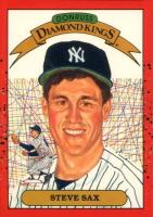1990 Donruss #2 Steve Sax Diamond Kings Baseball Card
