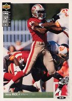 1994 Collector's Choice #348 Jerry Rice Football Card