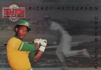 1993 Upper Deck Then & Now #TN3 Rickey Henderson Baseball Card