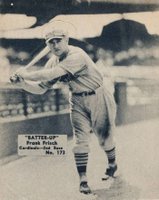 1934 Batter Up #173 Frank Frisch Baseball Card