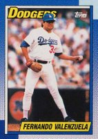 1990 Topps #340 Fernando Valenzuela Baseball Card