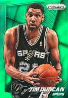 2014 Panini Prizm #34 Tim Duncan Green Prizm Basketball Card