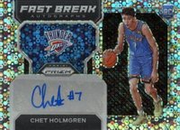 2022 Panini Prizm Fast Break Rookie Autographs #FBRCHT Chet Holmgren Basketball Card
