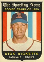 1959 Topps #137 Dick Ricketts Baseball Card