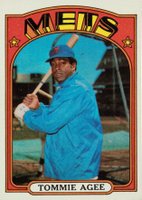 1972 Topps #245 Tommie Agee Baseball Card