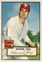 1952 Topps #209 Howie Fox Baseball Card