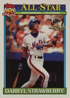 1991 Topps Desert Shield #402 Darryl Strawberry Baseball Card