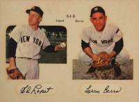 1952 Star-Cal Decals Type 2 #84-b Ed Lopat/Yogi Berra No Envelope Baseball Card