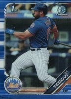 2019 Bowman Chrome Prospects #BCP156 Tim Tebow Blue Refractor Baseball Card