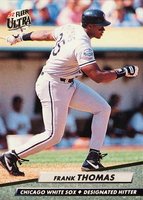 1992 Ultra #44 Frank Thomas Baseball Card