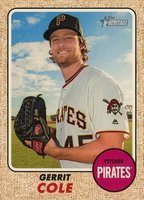 2017 Topps Heritage  #70 Gerrit Cole Mini Baseball Card