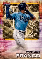 2021 Bowman's Best #50 Wander Franco Superfractor 1/1 Baseball Card
