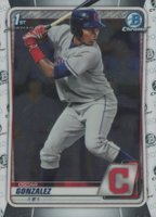 2020 Bowman Chrome Prospects #BCP109 Oscar Gonzalez Baseball Card