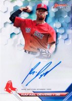 2016 Bowman's Best Best of 2016 Autograph #B16RD Rafael Devers Refractor Baseball Card