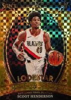2023 Panini Select Lodestars #1 Scoot Henderson Gold Prizm Basketball Card