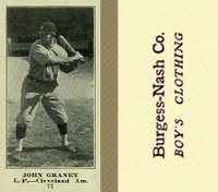 1916 Burgess-Nash Co. #71 John Graney Baseball Card