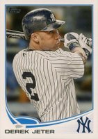 2013 Topps #2 Derek Jeter Batting Baseball Card