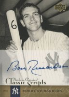 2004 Upper Deck Yankees Classics Classic Scripts #AU-4 Bobby Richardson Baseball Card