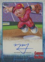 2015 Topps Garbage Pail Kids Baseball Autograph # Manny Machado Baseball Card