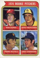 1974 Topps #599sS 1974 Rookie Pitchers S.D. Freisleben-Small Print Baseball Card