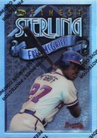 1996 Finest #218 Fred McGriff Refractor w/Coating Baseball Card