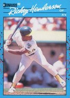 1990 Donruss Best A.L. #124 Rickey Henderson Baseball Card