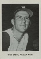 1961 Jay Publishing # Dick Groat Portrait-Pose to Chest-Dark Background Baseball Card