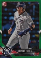 2018 Bowman Paper Prospects #BP100 Gleyber Torres Green Baseball Card