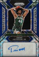 2023 Panini Prizm Sensational Signatures #SSSO Andre Jackson Jr. Blue Choice Basketball Card