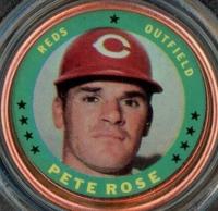 1971 Topps Coins #101 Pete Rose Baseball Card