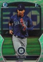 2023 Bowman Draft #BDC28 Tai Peete Chrome-Lunar Glow Baseball Card