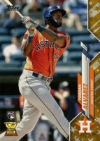 2020 Topps Complete Set #276 Yordan Alvarez Gold Stars Baseball Card